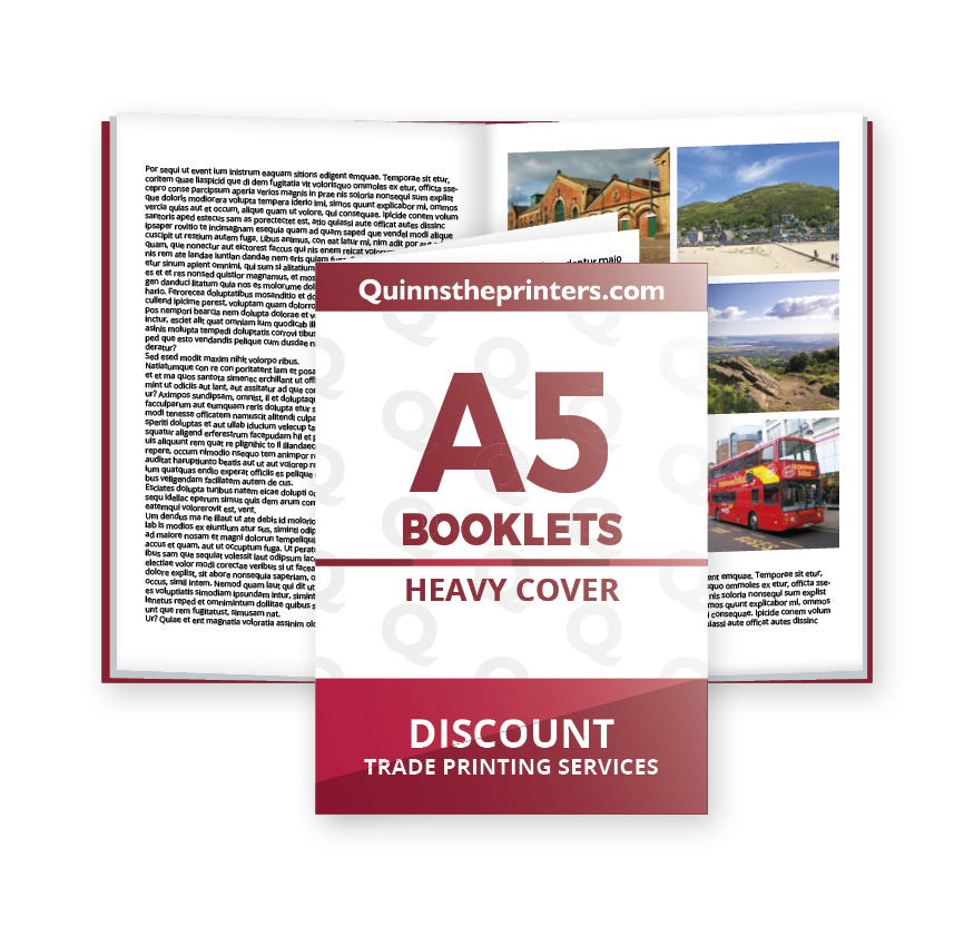 A5 Booklets Heavy Cover Gloss Laminated Printing